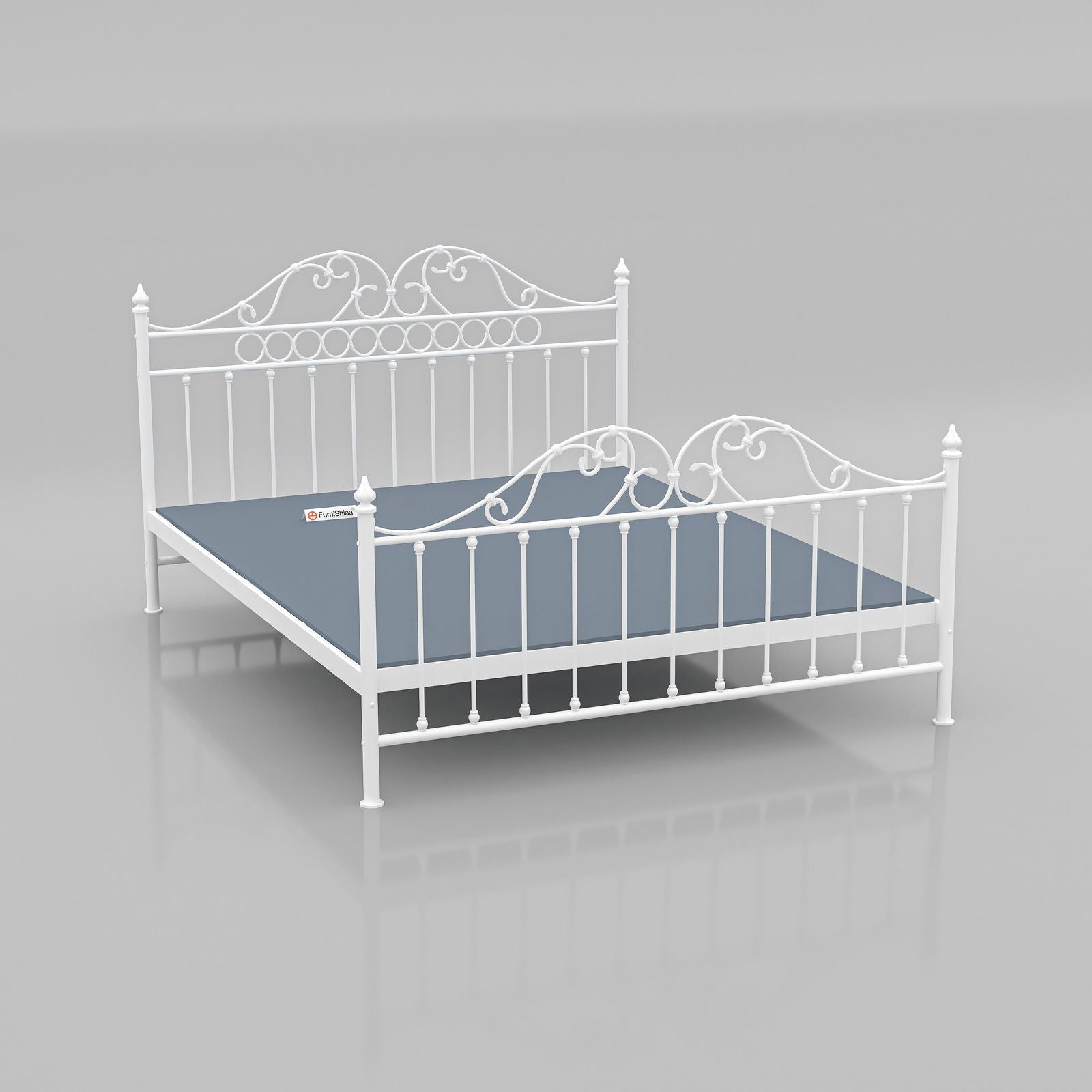MetalCraft Traditional Iron Bed - Furnishiaa -  -